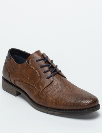 Pantofi Checker by Bristol, maro, 45