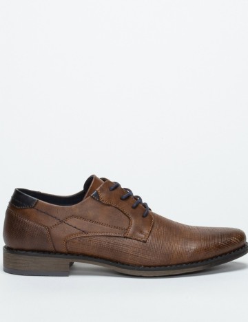 Pantofi Checker by Bristol, maro, 45