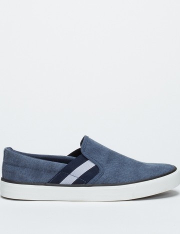 Espadrile Checker by Bristol, bleumarin, 43