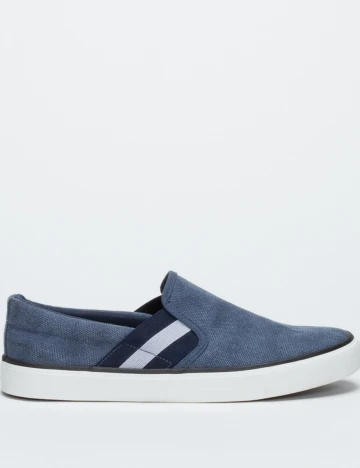 Espadrile Checker by Bristol, bleumarin, 43