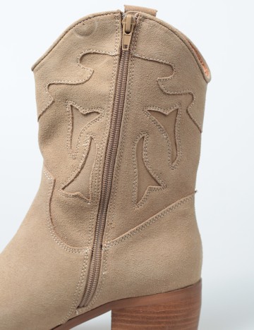 Botine Excellent, bej, 41