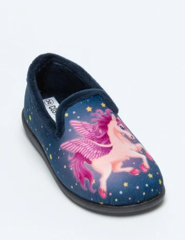 Papuci de casa Cosyline, albastru, 34 Albastru