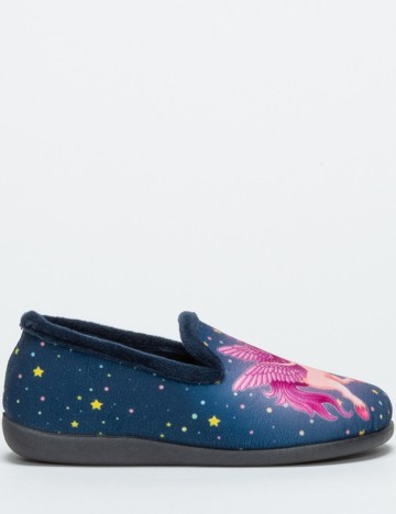 Papuci de casa Cosyline, albastru, 34