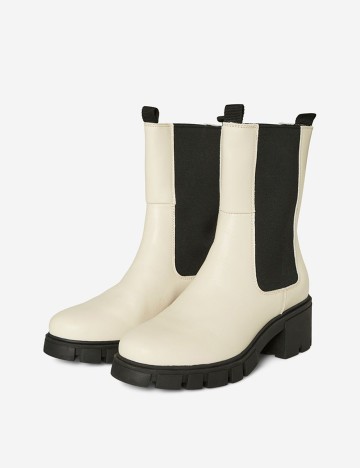 Ghete Vero Moda, crem, 36