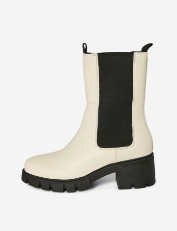 Ghete Vero Moda, crem, 36
