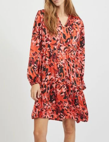 Rochie scurta Vila, mix culori, 38 Mix culori