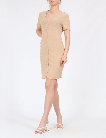 Rochie scurta Vero Moda, maro, S
