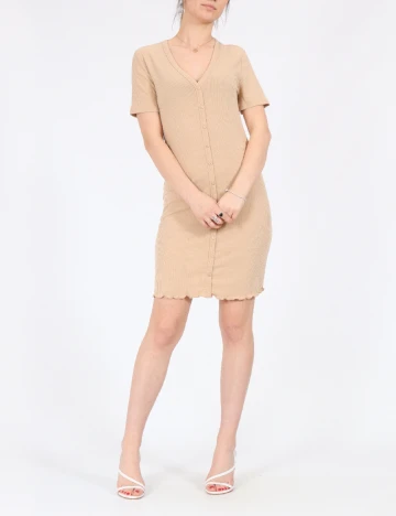 Rochie scurta Vero Moda, maro, S