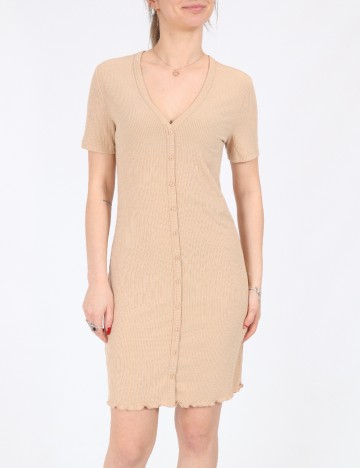 Rochie scurta Vero Moda, maro, S