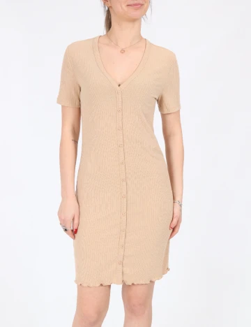 Rochie scurta Vero Moda, maro, S