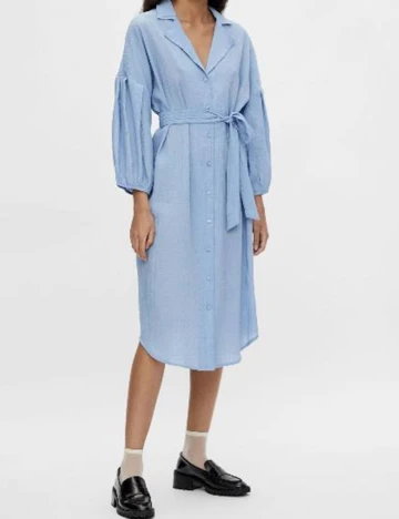 Rochie medie Object, albastru, 38