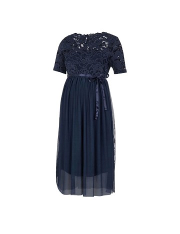 Rochie medie Mamalicious, bleumarin, M-46/48