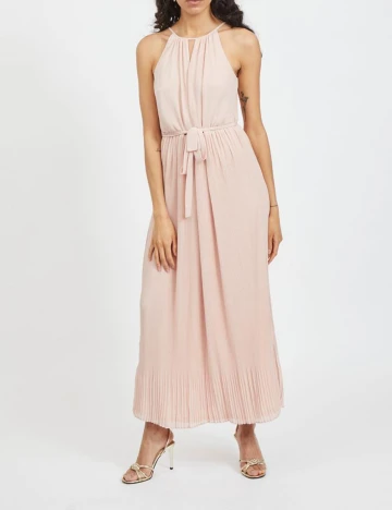 Rochie lunga Vila, roz, 38