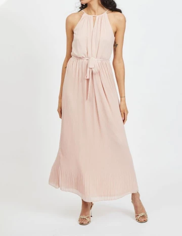 Rochie lunga Vila, roz, 38