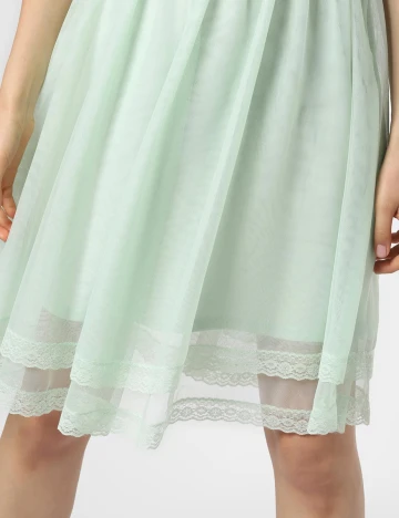 Rochie scurta Vila, verde, 42