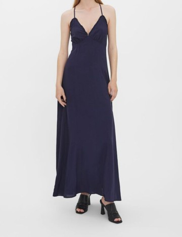 Rochie lunga Vero Moda, bleumarin, XS