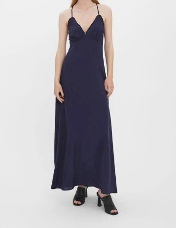 Rochie lunga Vero Moda, bleumarin, XS Albastru