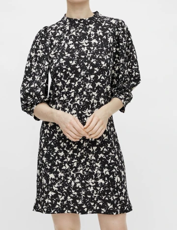 Rochie scurta Object, negru, M