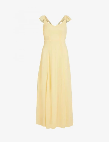 Rochie lunga Vila, galben, 38