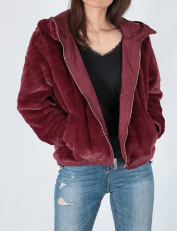 Geaca Only, visiniu, S