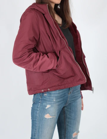 Geaca Only, visiniu, S Mov