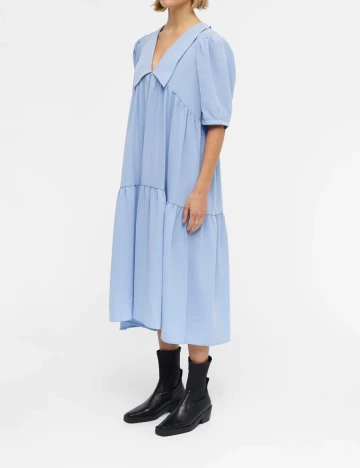 Rochie medie Object, bleu, 42 Albastru