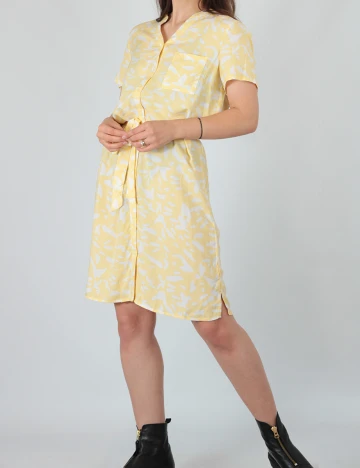 Rochie scurta Vila, galben