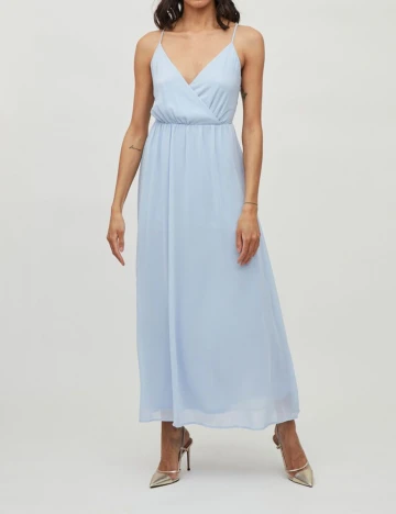 Rochie lunga Vila, bleu, 38 Albastru