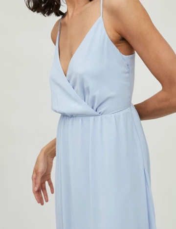 Rochie lunga Vila, bleu, 38 Albastru
