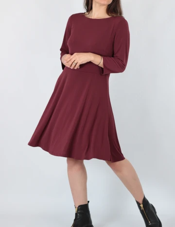Rochie scurta Vila, visiniu, S