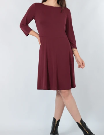 Rochie scurta Vila, visiniu, S