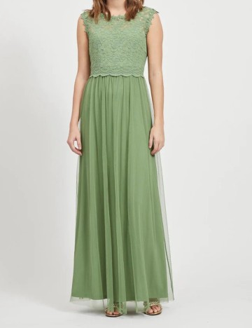 Rochie Lunga Vila, verde, 40