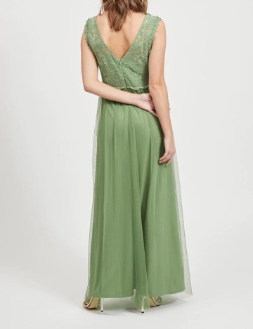 Rochie Lunga Vila, verde, 40