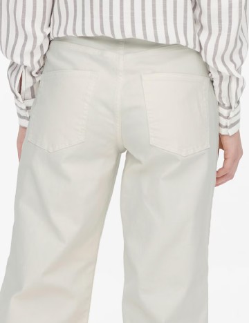 Blugi Jacqueline de Yong, alb, XL/32