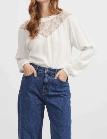 Bluza Vila, alb, 36