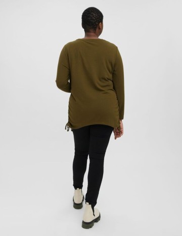 Bluza Vero Moda Curve, kaki, M-46/48