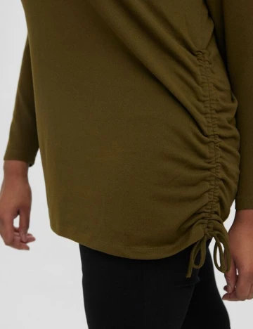 Bluza Vero Moda Curve, kaki, M-46/48