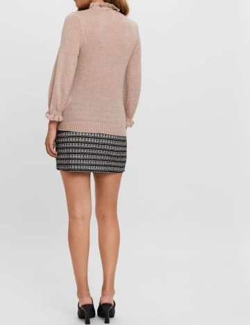 Pulover Vero Moda, roz pudra, XS Roz