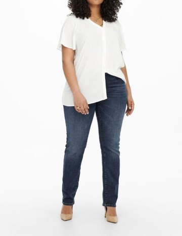 Blugi Only Carmakoma, albastru, W46/L32