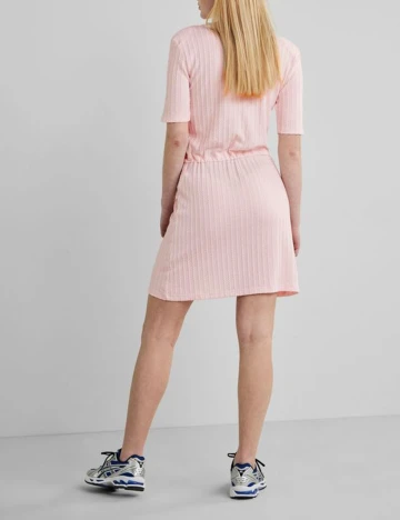 Rochie Scurta Pieces, roz pal, S