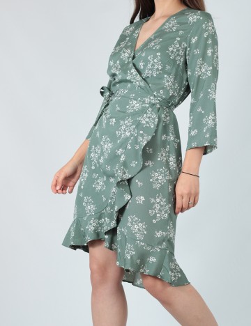 Rochie scurta Vero Moda, verde, M