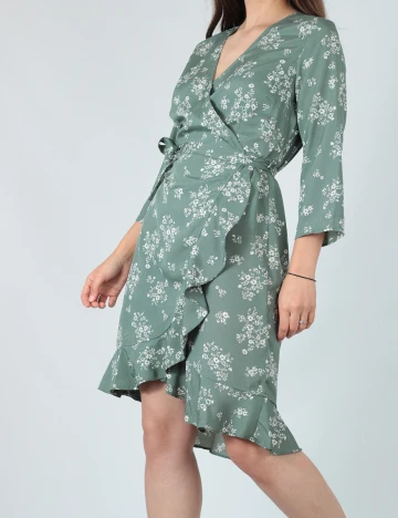 Rochie scurta Vero Moda, verde, M Verde