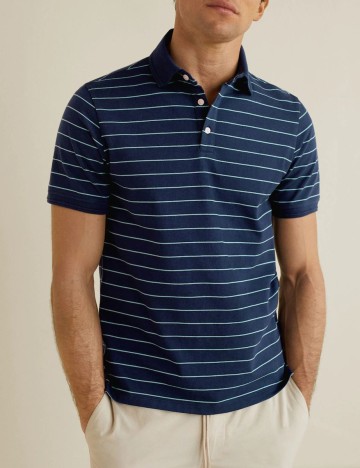 Tricou Mango, bleumarin, S