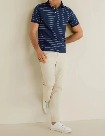 Tricou Mango, bleumarin, S Albastru