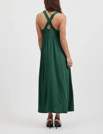 Rochie Lunga Vila, verde, M