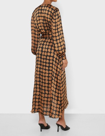 Rochie medie Mango, maro, M