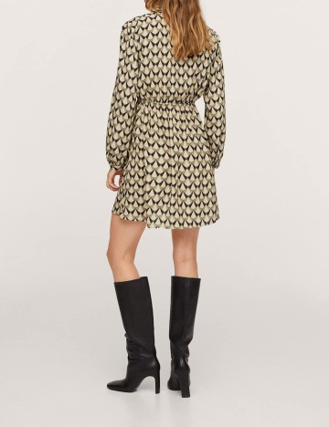 Rochie scurta Mango, crem, M
