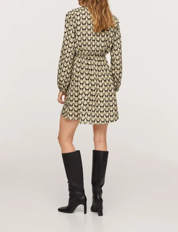 Rochie scurta Mango, crem, M Crem