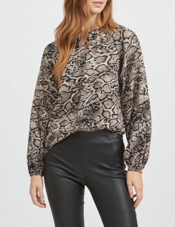 Bluza Vila, imprimeu sarpe, 34
