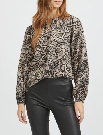 Bluza Vila, imprimeu sarpe, 34